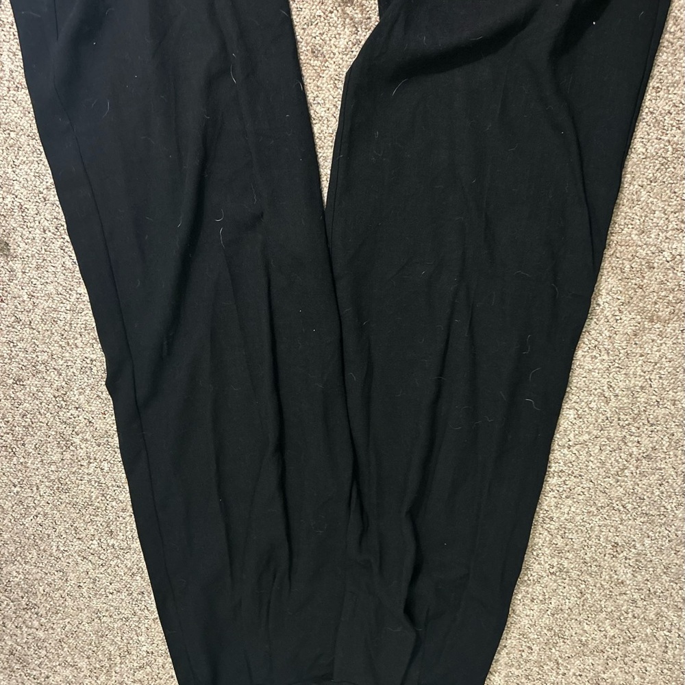 Classic Black Linen Pants w/ Matching Vest